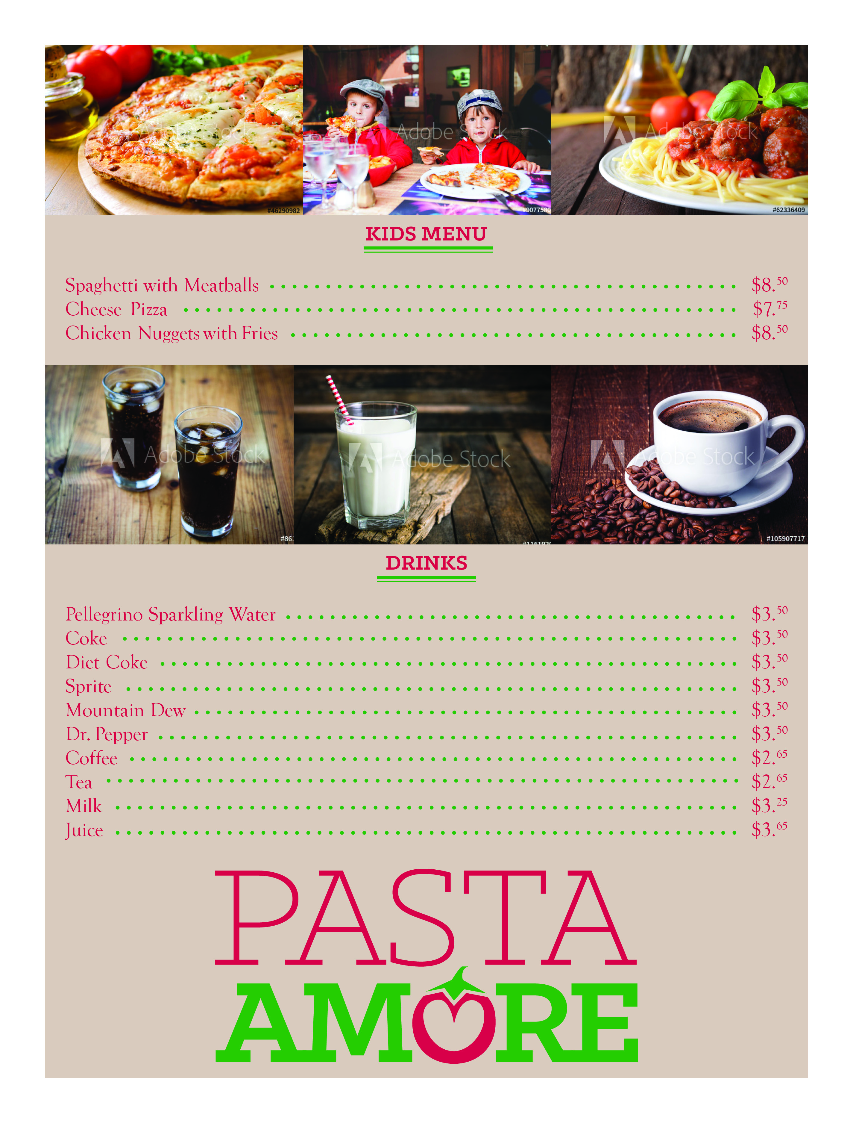 Menu Page 4